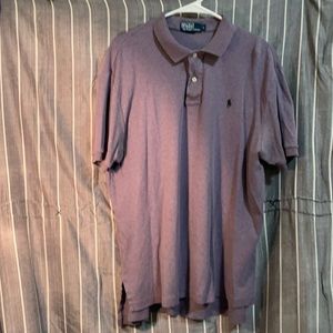 Polo by Ralph Lauren large purple polo shirt black logo